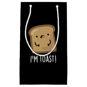 Jag är Toast Funny Bread Pun Mörk BG