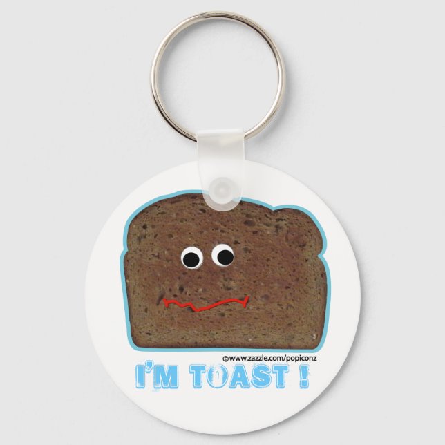 Jag är toast! nyckelring (Framsida)