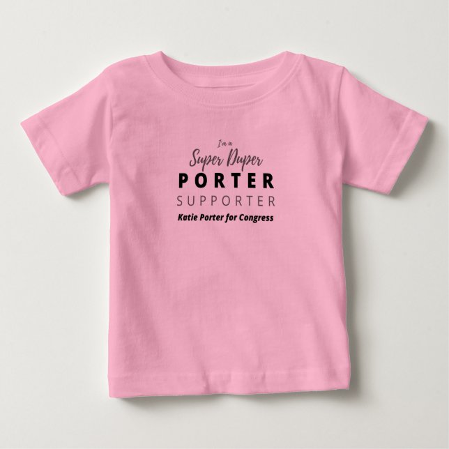 Jag är Toppen Duper Porter Supporter T Shirt (Framsida)