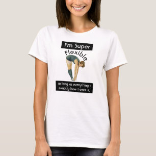 Jag är Toppen Flexible Funny Sarcastic Vintage Wom T Shirt