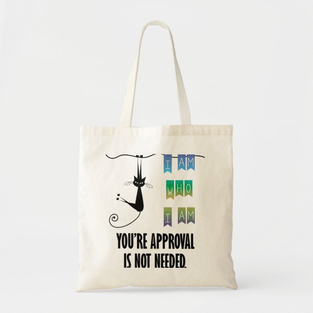 Jag är Tote Bag Tygkasse (Framsidan)