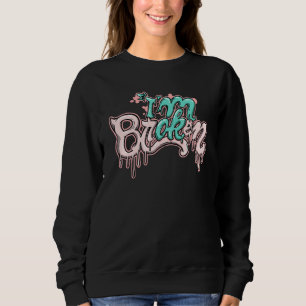 Jag är trasig Ok Retro påsk 5s Matchande T Shirt