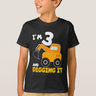 Jag är tre och Gräver det T Shirt