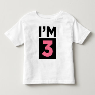 Jag är tre Rosor tredje födelserfarenhet T-shirt