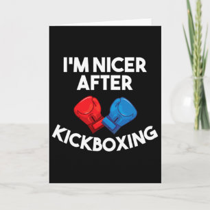 Jag är trevligare efter kickboxningsutrustning för kort