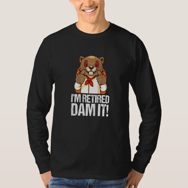 Jag är trött Dam det Beaver Baker Baking Bakery Re T Shirt (Framsida)