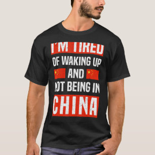 Jag är trött på att vakna upp och inte vara i Chin T Shirt