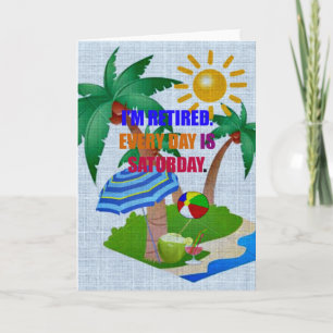 Jag är trött. Varje dag är lördag. Kort