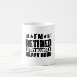 Jag är trött varje timme är en Lycklig Kaffemugg