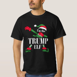 Jag är Trump Elf Funny Donald Trump-julen T Shirt