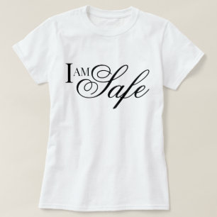 Jag är trygg affirmation metta bön T-Shirt