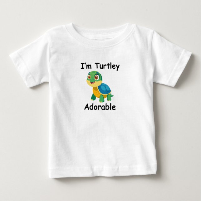 JAG ÄR TURTLEY ADORABLE T SHIRT (Framsida)