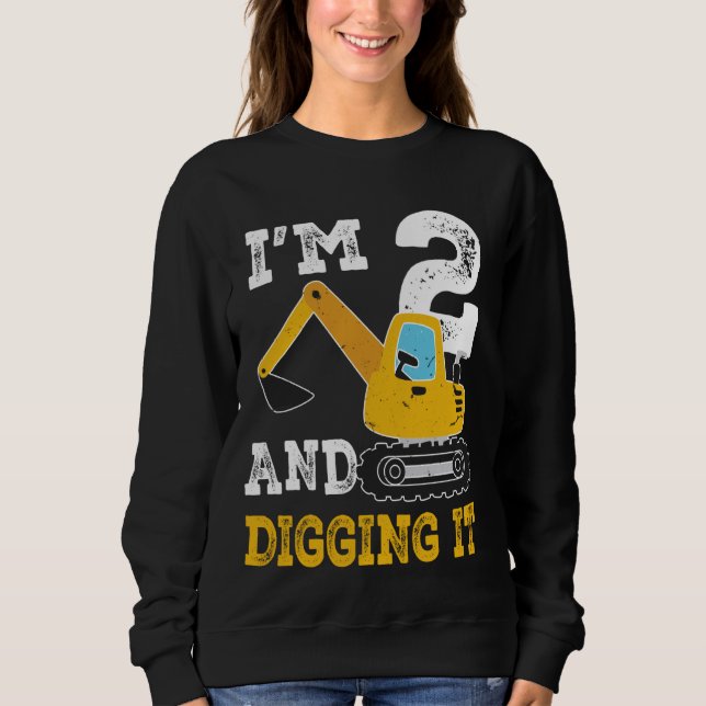 Jag är två andra år gammal födelsedagstjocksbuktsc t shirt (Framsida)