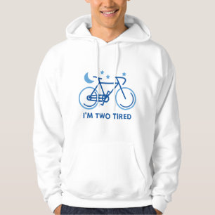 Jag är två gånger trött hoodie