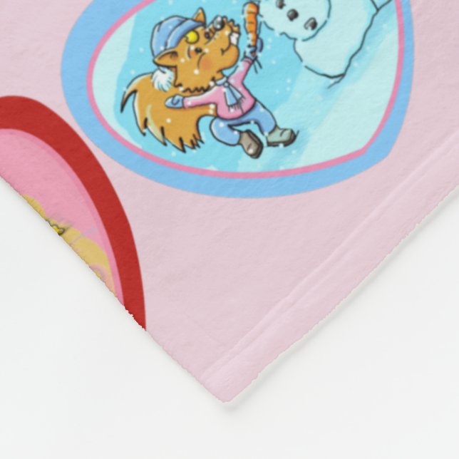 Jag är Twirtals loppfilt Fleecefilt (Hörn)