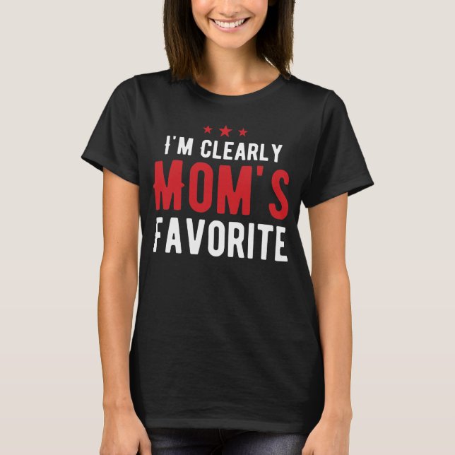 Jag är tydligen Mamma Favorite T Shirt (Framsida)