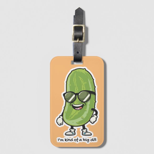 Jag är typ av en stor docka | Slaktglasögon med be Bagagebricka (Framsida vertikal)