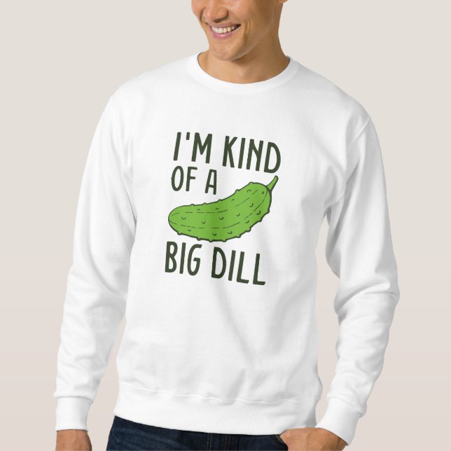 Jag är typ en stor docka lång ärmad tröja (Framsida)