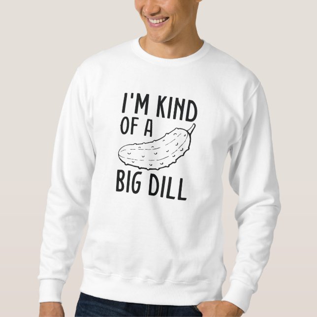 Jag är typ en stor docka lång ärmad tröja (Framsida)