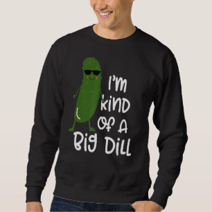 Jag är typ en stor slogan, barn citerar Vegan Lång Ärmad Tröja