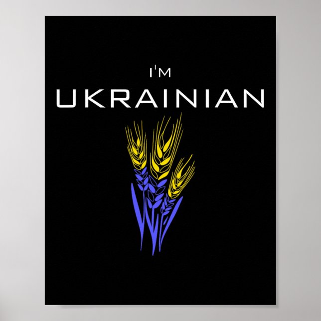 Jag är ukrainare  poster (Framsidan)
