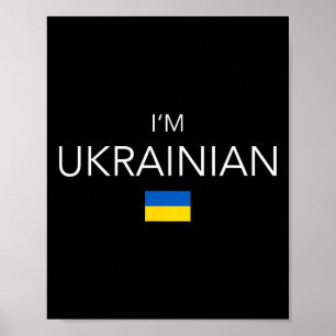 Jag är ukrainare - Ukraina patriotisk - ukrainsk k Poster