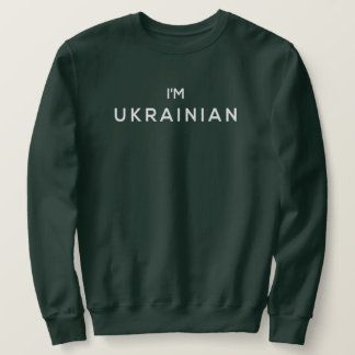 Jag är ukrainsk Zelensky Lång Ärmad Tröja