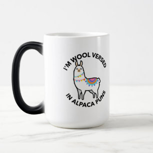 Jag är ull i alpaca puns magisk mugg