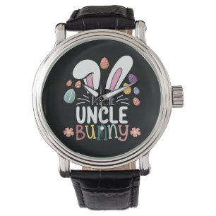 Jag är Uncle Bunny påskfamiljen Matchning Armbandsur