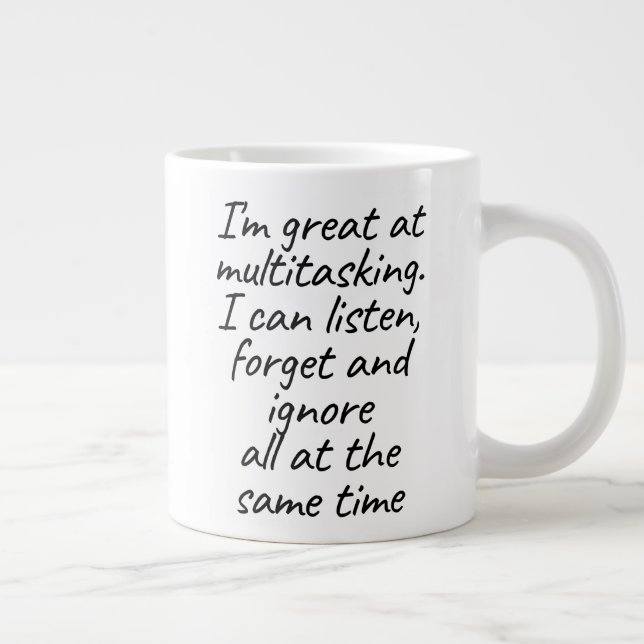 Jag är underbar på multikörning jumbo mugg (Höger)