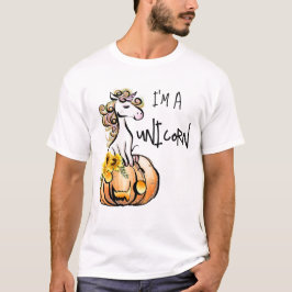 Jag är Unicorn Lazy Halloween Costume T Shirt