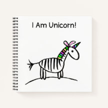 Jag är Unicorn Zebra-dator