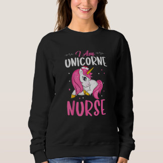 Jag är Unicorne Nurse Internationell Nurses Da T Shirt