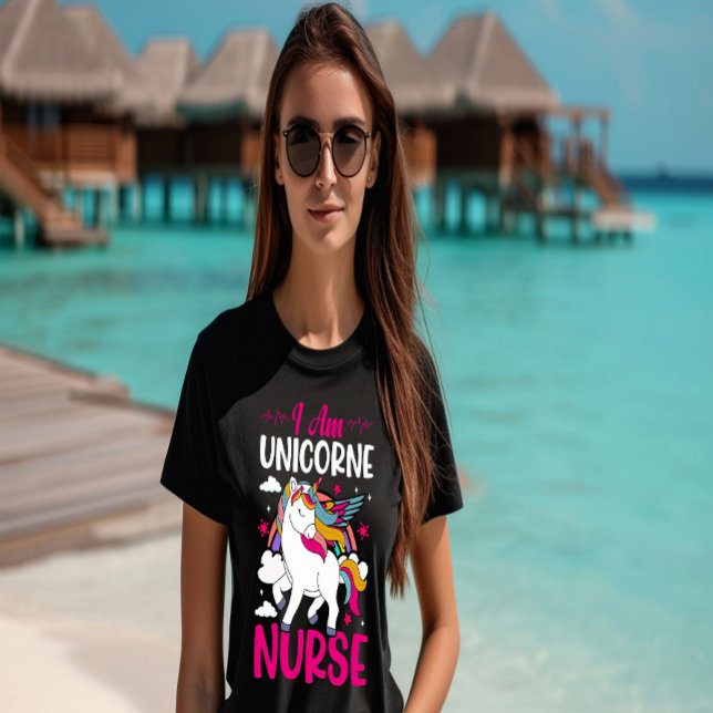 JAG ÄR UNICORNE NURSE T SHIRT (Skapare uppladdad)