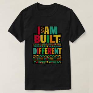 Jag Är Uppbyggd Annorlunda Retrotypografi T Shirt