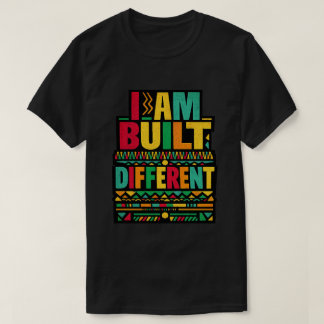 Jag Är Uppbyggd Annorlunda Retrotypografi T Shirt