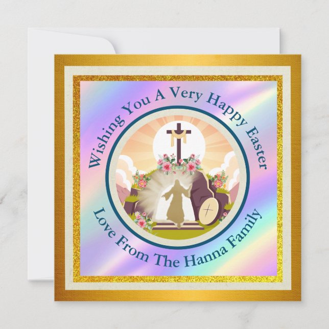 Jag är uppståndelsen och livet vykort (Framsida)