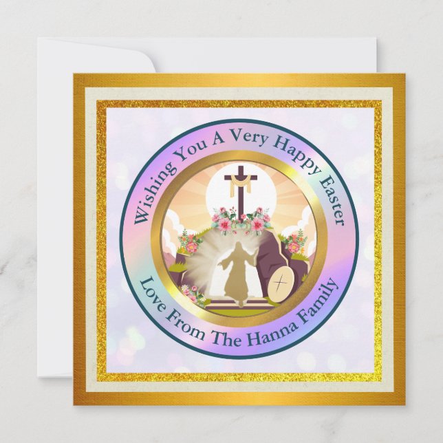 Jag är uppståndelsen och livet vykort (Framsida)