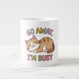 Jag är upptagen jumbo mugg