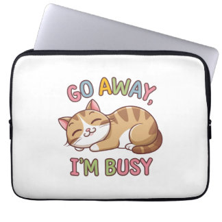 Jag är upptagen laptop fodral