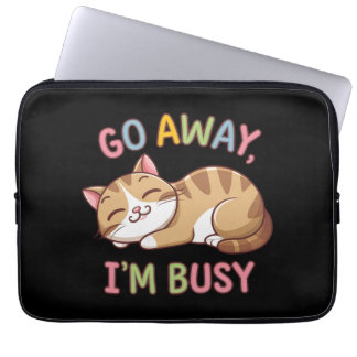 Jag är upptagen laptop fodral