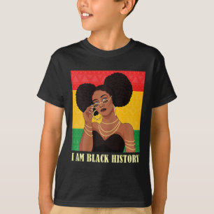 Jag är utbildad i svart historia drottning afroame t shirt