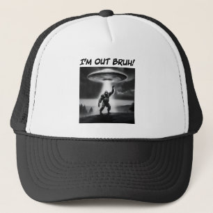 Jag är ute Bruh! Bigfoot UFO Keps