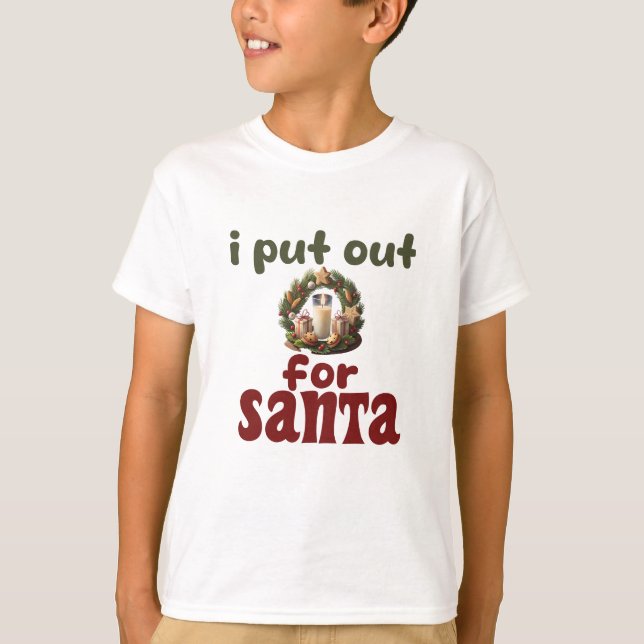 Jag är ute efter SANTA T Shirt (Framsida)