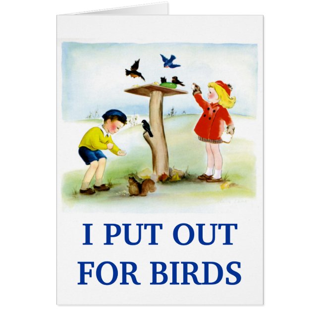 Jag är ute hälsningskort (Framsidan)