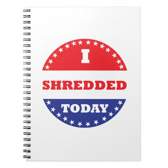 Jag är utskämd i dag anteckningsbok (Framsidan)