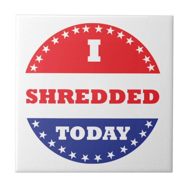 Jag är utskämd i dag kakelplatta (Framsidan)