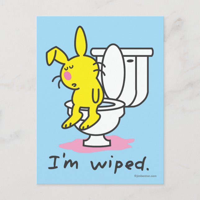 Jag är uttorkad vykort (Framsida)