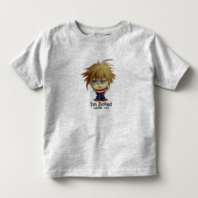 Jag är uttråkad tee shirt (Framsida)