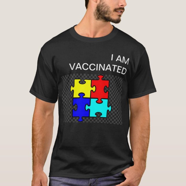 Jag är vaccinerad! CDC-kompatibel skikt:)  T Shirt (Framsida)
